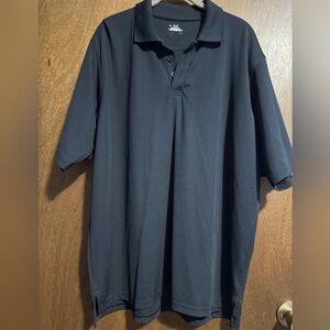 UA black heat gear men’s L polo